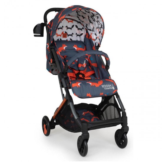 Cosatto Woosh 3 Charcoal Mister Fox Stroller with Footmuff